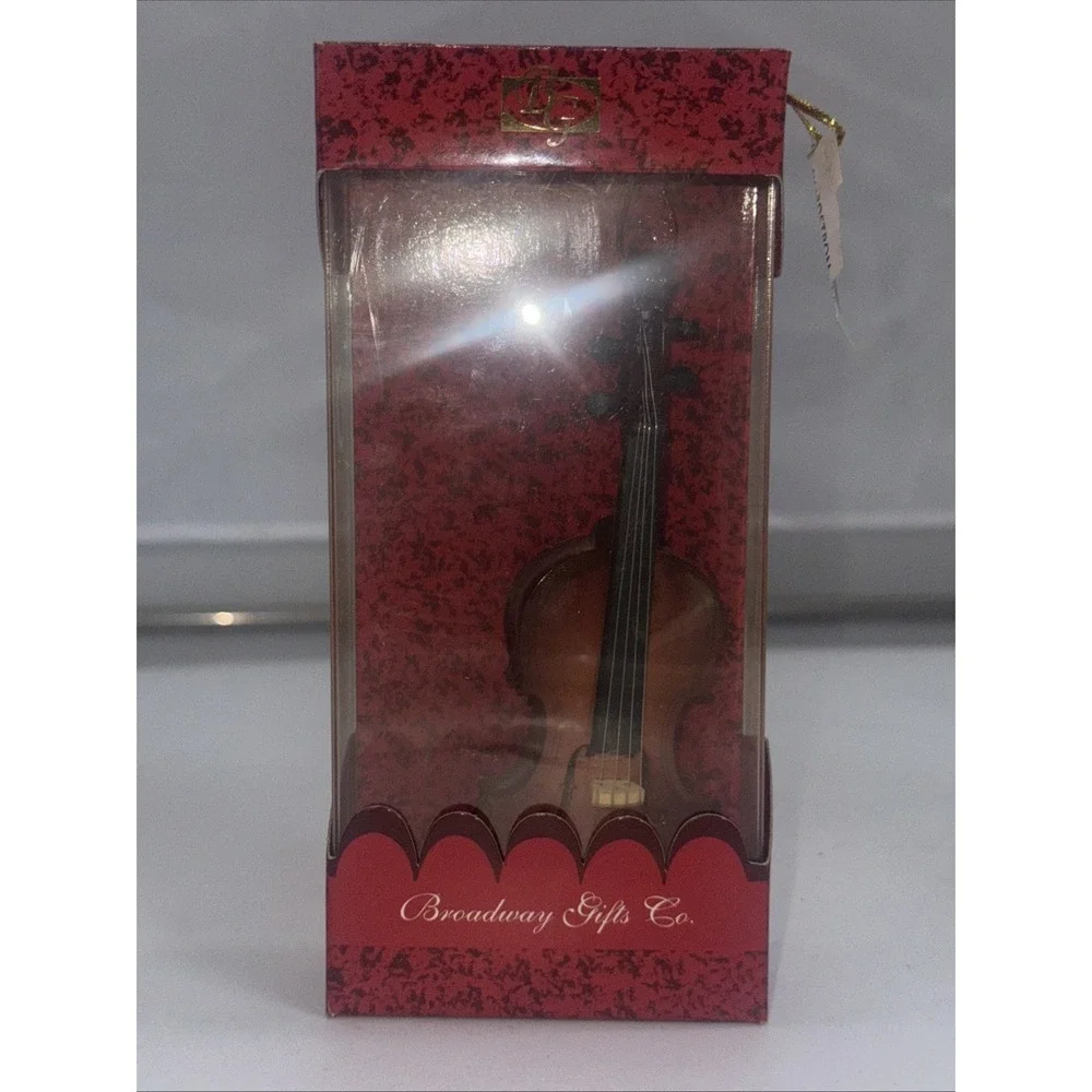 Christmas Ornament Broadway Gifts Co. Violin looks authentic‎